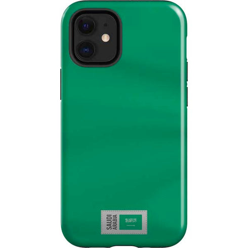 Saudi Arabia Soccer Flag iPhone 12 Mini Impact Case